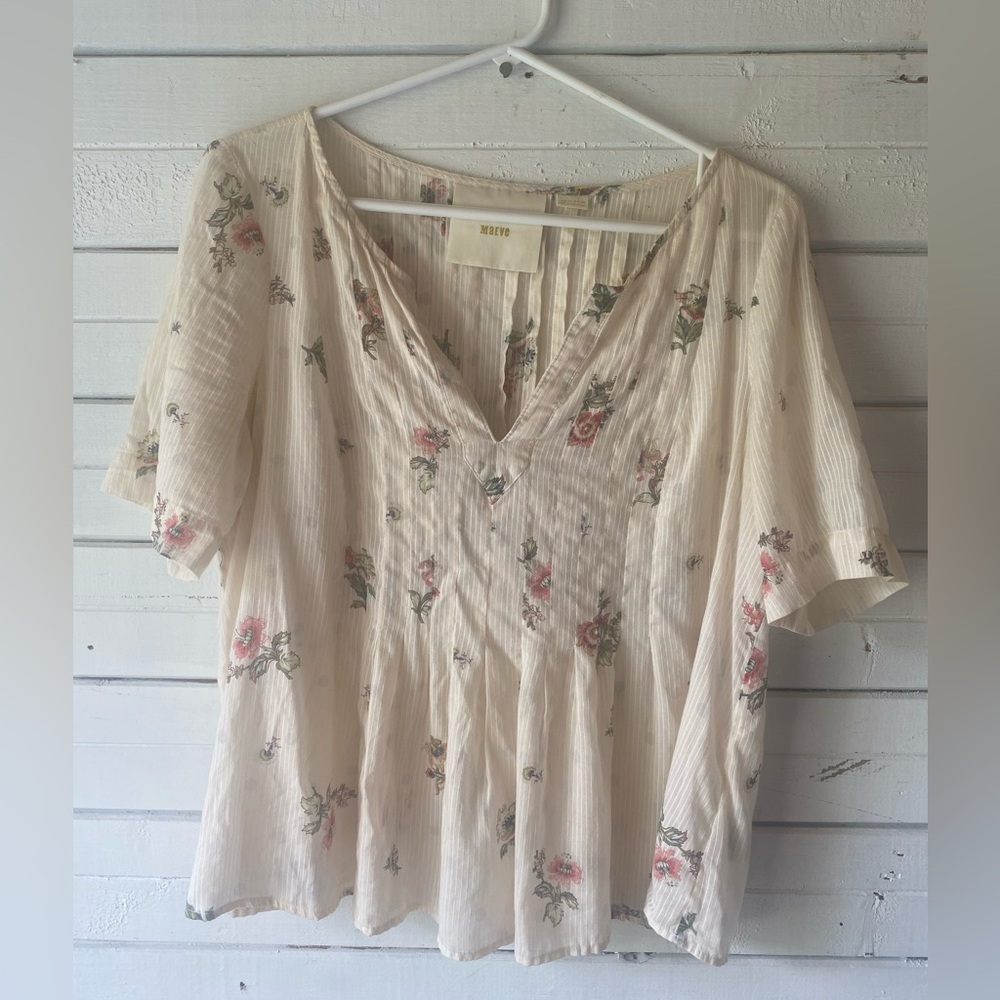 Maeve (Anthropologie) boho top 100% cotton